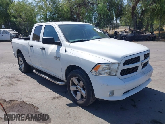 2014 Ram 1500 Tradesman z VIN 1C6RR6FG8ES455931, wystawiony jako IAAI lot #42317340 z przebiegiem 224 782 mil mil oraz . Historia ofert i sprzedaży dostępna na DreamBid. Obrazek 1.