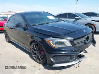 2015 Mercedes-Benz CLA 45 AMG with VIN WDDSJ5CB6FN179985, listed as a IAAI auction lot 42228608 with 87,917 mi miles and . Bid and sale history available at DreamBid. Image 1.