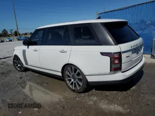 2016 Land Rover Range Rover with VIN SALGV3EF9GA314225, listed as a Copart auction lot 43472525 with 130,334 mi miles and Salvage Title. Bid and sale history available at DreamBid. Image 2.