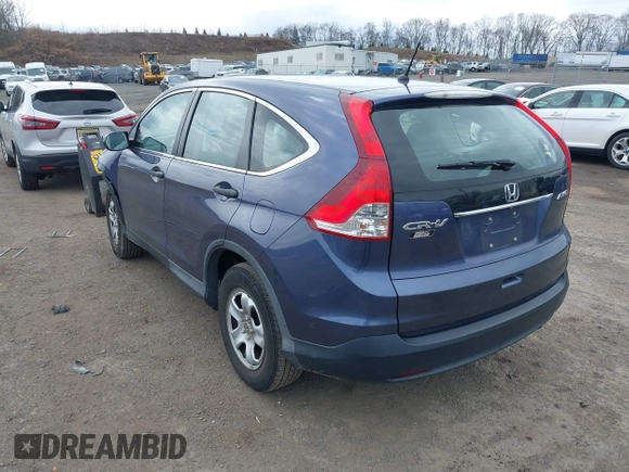 2013 Honda CR-V LX with VIN 2HKRM4H37DH654214, listed as a IAAI auction lot 41893022 with 98,515 mi miles and . Bid and sale history available at DreamBid. Image 3.