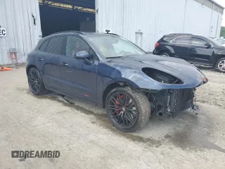 2022 Porsche Macan Turbo with VIN WP1AF2A56NLB30555, listed as a Copart auction lot 59379765 with 36,129 mi miles and Salvage title. Bid and sale history available at DreamBid. Image 4.
