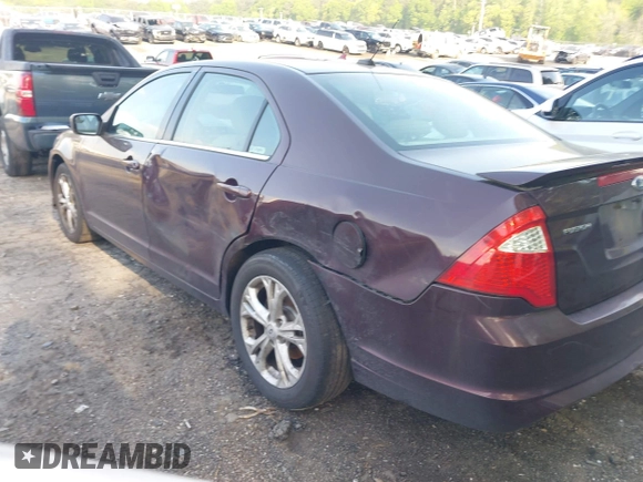 2012 Ford Fusion SE with VIN 3FAHP0HA7CR222475, listed as a IAAI auction lot 41795985 with 112,462 mi miles. Bid and sale history available at carsss.com. Image 3.