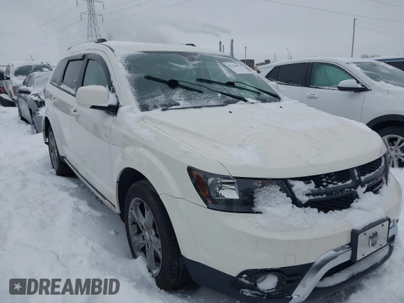 2016 Dodge Journey Crossroad z VIN 3C4PDCGG9GT213551, wystawiony jako IAAI lot #41226091 z przebiegiem 117 789 mil mil oraz . Historia ofert i sprzedaży dostępna na DreamBid. Obrazek 1.