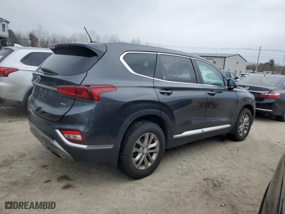 2020 Hyundai Santa Fe SE with VIN 5NMS2CAD2LH275623, listed as a Copart auction lot 42937265 with 89,553 mi miles and Salvage Title. Bid and sale history available at carsss.com. Image 3.