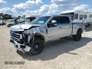 2021 Ford F-350 XL with VIN 1FT8W3BT9MED12756, listed as a Copart auction lot 48030885 with 84,864 mi miles and Salvage Title. Bid and sale history available at DreamBid. Image 1.
