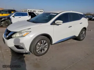 2017 Nissan Murano SV with VIN 5N1AZ2MG6HN116942, listed as a Copart auction lot 49276795 with 162,872 mi miles and Salvage Title. Bid and sale history available at carsss.com. Image 1.