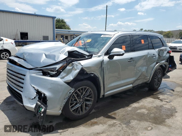 2024 Lexus TX 350 с VIN 5TDAAAA65RS001116, выставлен на аукционе Copart как лот 56827244 с пробегом 3 260 миль миль и На запчасти • Non repairable. История ставок и продаж доступна на DreamBid. Изображение 1.
