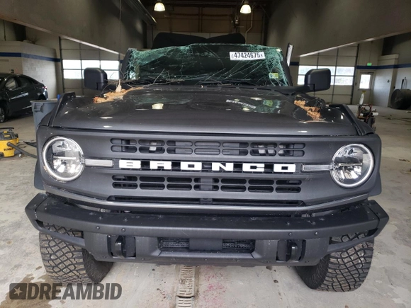 2021 Ford Bronco with VIN 1FMEE5DH2MLA86853, listed as a Copart auction lot 47424675 with Not provided miles and Salvage title. Bid and sale history available at DreamBid. Image 5.