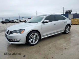 2015 Volkswagen Passat 1.8T SE w/Sunroof & Nav with VIN 1VWBT7A32FC048055, listed as a Copart auction lot 51854075 with 130,743 mi miles and Salvage Title. Bid and sale history available at carsss.com. Image 1.