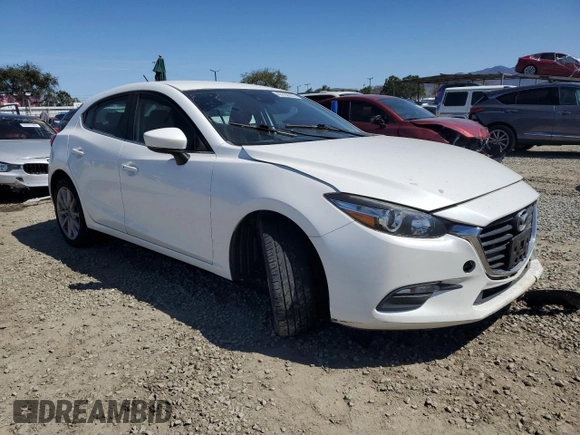2017 Mazda 3 Touring with VIN 3MZBN1L70HM153198, listed as a Copart auction lot 49780055 with Not Provided miles and Salvage Title. Bid and sale history available at carsss.com. Image 4.