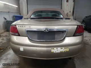 2004 Chrysler Sebring Conv with VIN 1C3EL45R54N244574, listed as a Copart auction lot 89297475 with 88,329 mi miles and Clean Title. Bid and sale history available at carsss.com. Image 6.