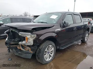 2018 Ford F-150 XL with VIN 1FTEW1EP8JFD67615, listed as a IAAI auction lot 41967173 with 44,246 mi miles. Bid and sale history available at carsss.com. Image 18.
