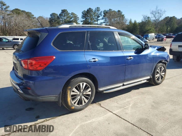 2017 Nissan Pathfinder SV z VIN 5N1DR2MN0HC660148, wystawiony jako Copart lot #42090065 z przebiegiem 148 478 mil mil oraz Szkoda całkowita • Salvage title. Historia ofert i sprzedaży dostępna na DreamBid. Obrazek 3.