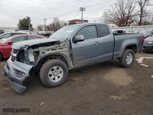 2019 Chevrolet Colorado 4WD Work Truck with VIN 1GCHTBEN6K1252407, listed as a Copart auction lot 47092105 with 36,054 mi miles and Salvage Title. Bid and sale history available at carsss.com. Image 1.