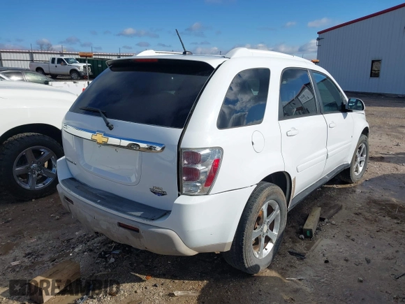 2007 Chevrolet Equinox LT with VIN 2CNDL73F676081147, listed as a IAAI auction lot 41712197 with 204,029 mi miles. Bid and sale history available at carsss.com. Image 4.