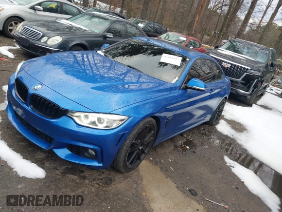 2017 BMW 4 Series 440i with VIN WBA4P1C50HK522098, listed as a IAAI auction lot 41282953 with 105,299 mi miles and . Bid and sale history available at carsss.com. Image 2.