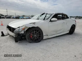 2013 Infiniti G37 Convertible with VIN JN1CV6FE2DM230113, listed as a Copart auction lot 88898585 with Not Provided miles and Salvage Title. Bid and sale history available at carsss.com. Image 1.