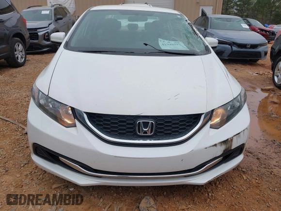 2015 Honda Civic Sedan LX with VIN 19XFB2F54FE055697, listed as a IAAI auction lot 41946292 with 49,879 mi miles. Bid and sale history available at carsss.com. Image 12.