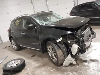 2010 Nissan Murano SL with VIN JN8AZ1MW6AW104834, listed as a IAAI auction lot 41976222 with 154,936 mi miles. Bid and sale history available at carsss.com. Image 1.
