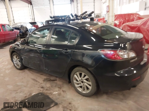 2012 Mazda Mazda3 i Touring with VIN JM1BL1V88C1540974, listed as a IAAI auction lot 41809430 with 121,334 mi miles. Bid and sale history available at carsss.com. Image 14.