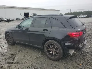 2021 Mercedes-Benz GLC with VIN W1N0G6EB6MF990348, listed as a Copart auction lot 73363074 with 32,084 mi miles and Salvage Title. Bid and sale history available at carsss.com. Image 2.