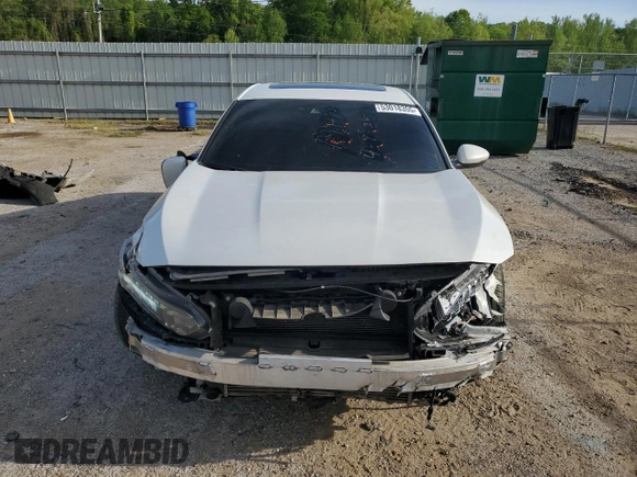 2019 Honda Accord Touring with VIN 1HGCV2F90KA030050, listed as a Copart auction lot 53018355 with 138,684 mi miles and Salvage title. Bid and sale history available at DreamBid. Image 5.