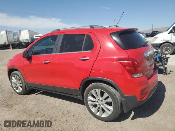 2018 Chevrolet Trax Premier with VIN 3GNCJRSB1JL228761, listed as a Copart auction lot 59775554 with 97,936 mi miles and Salvage Title. Bid and sale history available at carsss.com. Image 2.