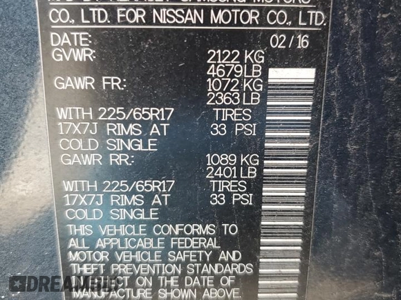 2016 Nissan Rogue SV with VIN KNMAT2MVXGP667494, listed as a Copart auction lot 50709485 with 70,187 mi miles and Salvage Title. Bid and sale history available at carsss.com. Image 14.