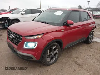 2020 Hyundai Venue SEL with VIN KMHRC8A38LU026229, listed as a IAAI auction lot 41844287 with 73,685 mi miles. Bid and sale history available at carsss.com. Image 2.
