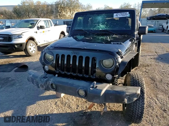 2018 Jeep Wrangler Unlimited Sport with VIN 1C4BJWDG7JL924709, listed as a Copart auction lot 42179335 with 78,918 mi miles and Salvage Title. Bid and sale history available at DreamBid. Image 15.