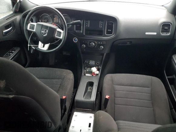 2012 Dodge Charger Police with VIN 2C3CDXAG6CH305464, listed as a Copart auction lot 82391664 with 203,630 mi miles and Salvage Title. Bid and sale history available at carsss.com. Image 8.