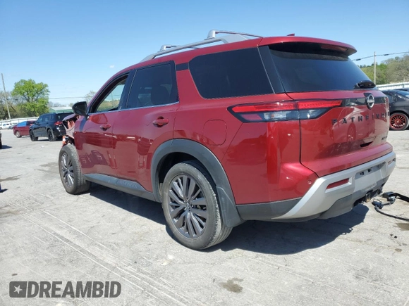 2023 Nissan Pathfinder SL z VIN 5N1DR3CD7PC234678, wystawiony jako Copart lot #52086595 z przebiegiem 50 827 mil mil oraz Tytuł czysty. Historia ofert i sprzedaży dostępna na DreamBid. Obrazek 2.