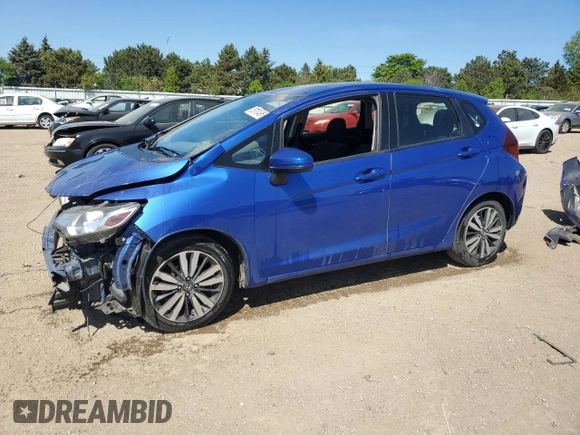 2016 Honda Fit EX z VIN JHMGK5H77GX000455, wystawiony jako Copart lot #55510495 z przebiegiem 51 261 mil mil oraz Szkoda całkowita • Salvage title. Historia ofert i sprzedaży dostępna na DreamBid. Obrazek 1.