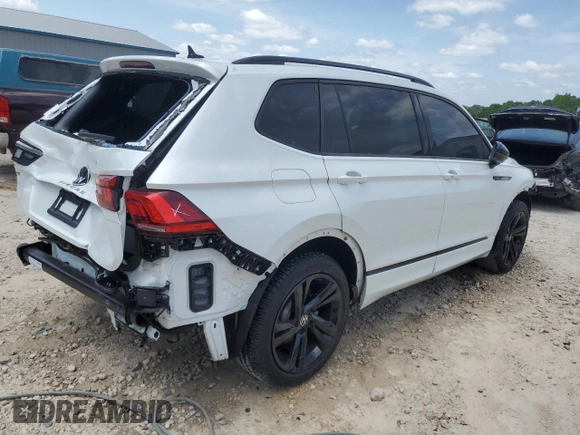 2023 Volkswagen Tiguan SE R-Line Black with VIN 3VVCB7AX8PM044526, listed as a Copart auction lot 54313535 with 16,112 mi miles and Salvage title. Bid and sale history available at DreamBid. Image 3.