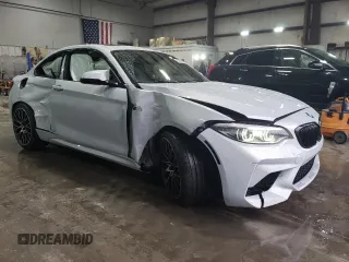 2020 BMW M2 Competition with VIN WBS2U7C02L7D74179, listed as a Copart auction lot 43246245 with 48,062 mi miles and Salvage Title. Bid and sale history available at carsss.com. Image 4.