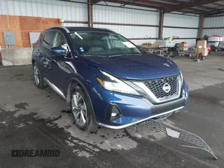 2019 Nissan Murano SL z VIN 5N1AZ2MS7KN166051, wystawiony jako IAAI lot #42170191 z przebiegiem 52 259 mil mil oraz . Historia ofert i sprzedaży dostępna na DreamBid. Obrazek 1.