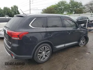 2016 Mitsubishi Outlander GT with VIN JA4JZ4AX1GZ051410, listed as a Copart auction lot 59039995 with 120,892 mi miles and Salvage title. Bid and sale history available at DreamBid. Image 3.