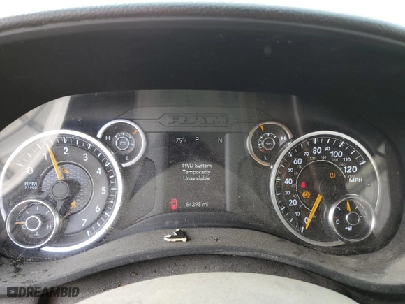 2019 Ram 2500 Tradesman with VIN 3C6MR5AJ6KG704365, listed as a Copart auction lot 68112444 with 64,298 mi miles and Non Repairable. Bid and sale history available at carsss.com. Image 9.