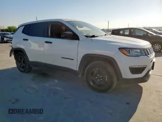 2017 Jeep Compass Sport с VIN 3C4NJCAB0HT661093, выставлен на аукционе Copart как лот 52302685 с пробегом 156 903 миль миль и Списание • Salvage title. История ставок и продаж доступна на DreamBid. Изображение 4.
