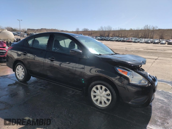 2018 Nissan Versa Sedan SV with VIN 3N1CN7AP0JL805085, listed as a Copart auction lot 52018515 with 72,949 mi miles and Salvage Title. Bid and sale history available at carsss.com. Image 4.