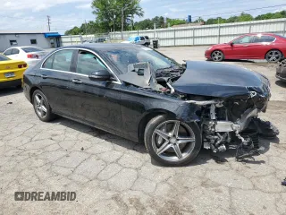 2017 Mercedes-Benz E 300 Luxury with VIN WDDZF4JB9HA054468, listed as a Copart auction lot 55633075 with 90,861 mi miles and Salvage Title. Bid and sale history available at DreamBid. Image 4.