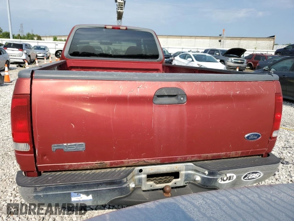 1999 Ford F-150 with VIN 1FTZX1729XNB50069, listed as a Copart auction lot 45382495 with Not provided miles and Salvage title. Bid and sale history available at DreamBid. Image 6.