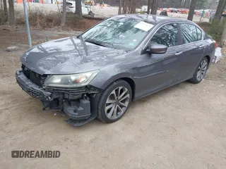 2014 Honda Accord Sport with VIN 1HGCR2F59EA162651, listed as a IAAI auction lot 41779670 with 107,668 mi miles and . Bid and sale history available at DreamBid. Image 2.