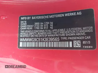 2019 MINI Convertible Cooper S с VIN WMWWG9C51K3E39565, выставлен на аукционе IAAI как лот 42125546 с пробегом 58 634 миль миль и . История ставок и продаж доступна на DreamBid. Изображение 9.
