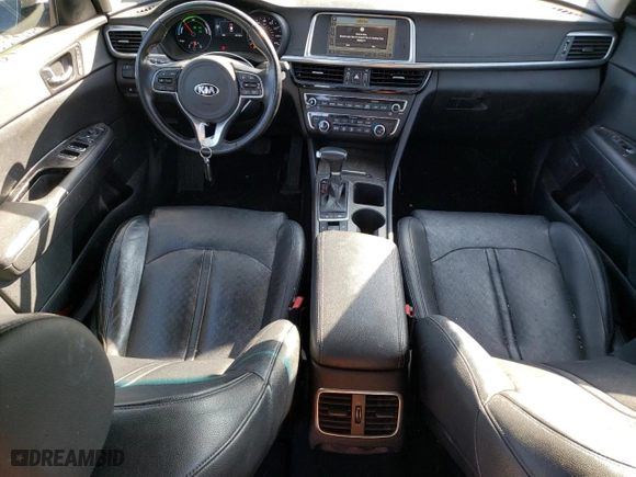 2017 Kia Optima Hybrid EX with VIN KNAGU4LE2H5010333, listed as a Copart auction lot 56947974 with 65,126 mi miles and Salvage Title. Bid and sale history available at carsss.com. Image 8.