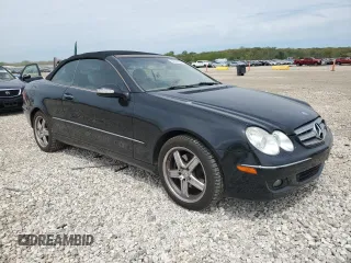 2006 Mercedes-Benz CLK-Class 3.5L with VIN WDBTK56G26T069271, listed as a Copart auction lot 52191604 with 117,124 mi miles and Salvage Title. Bid and sale history available at carsss.com. Image 4.