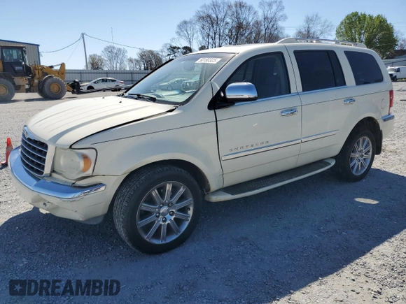 2008 Chrysler Aspen Limited z VIN 1A8HW582X8F137677, wystawiony jako Copart lot #50180325 z przebiegiem 86 253 mil mil oraz Szkoda całkowita • Salvage title. Historia ofert i sprzedaży dostępna na DreamBid. Obrazek 1.