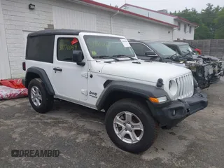 2019 Jeep Wrangler Sport S z VIN 1C4GJXAG0KW583315, wystawiony jako IAAI lot #39990649 z przebiegiem 32 768 mil mil oraz . Historia ofert i sprzedaży dostępna na DreamBid. Obrazek 1.