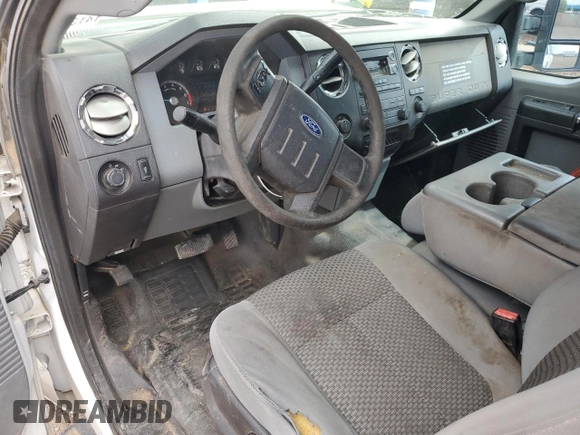 2011 Ford F-250 XL with VIN 1FT7X2A6XBEC39165, listed as a Copart auction lot 50987675 with 138,901 mi miles and Salvage title. Bid and sale history available at DreamBid. Image 8.