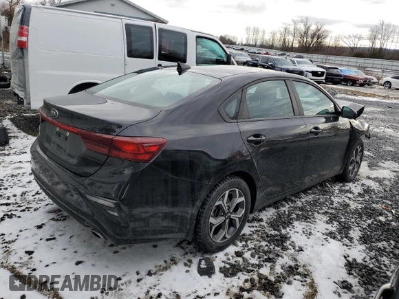 2021 Kia Forte LXS with VIN 3KPF24AD7ME375863, listed as a Copart auction lot 83383364 with 13,495 mi miles and Non repairable. Bid and sale history available at DreamBid. Image 3.